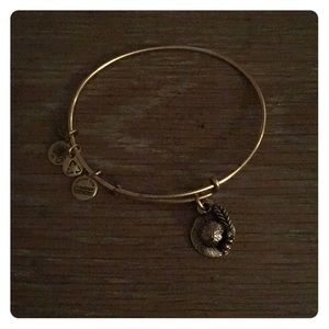 Alex and Ani hat bangle in gold